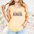 Flourish Dream Thrive Floral Books For Book Lovers Comfort Colors Tank Top Grey