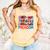 Freadom To Read Book Lover Reading Freedom Comfort Colors Tank Top Grey