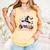 Ghost Reading Book Coquette Bow Halloween Girl Toddler Kid Premium Comfort Colors Tank Top Grey