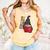 Gnome Read Reading Book Librarian Across America Women Kids Comfort Colors Tank Top Grey