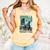Godzilla Ocean Scene Comic Book Illustration Movie Monster Comfort Colors Tank Top Grey