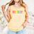 Hooray It's Library Day Teacher Reader Books Back To School Comfort Colors Tank Top Grey