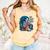 Hot Tea & Spicy Books Skeleton Reader Comfort Colors Tank Top Grey