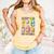 HUGvyn Happy 100 Days Of School Teacher Goose Preppy Books Comfort Colors Tank Top Grey