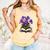 Irises Flowers Book Iris Floral Comfort Colors Tank Top Grey