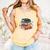 It's a Good Day To Read a Book Floral Stack Tee Comfort Colors Tank Top Grey