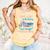 THIS LADY Will Never Own Enough BOOKS & YARN Comfort Colors Tank Top Grey