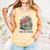 Leer ES Poder Cute Floral Spanish Teacher Book Reading Comfort Colors Tank Top Grey