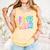 Library Book Fair Vibe Tie Dye School Reading Nostalgic Comfort Colors Tank Top Grey