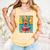 Love Reading And Giraffes Cute Giraffe Reading Book Lovers Comfort Colors Tank Top Grey