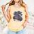 Morally Grey Book Club Floral Book Lover Graphic Comfort Colors Tank Top Grey