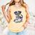 Nerdy Schnauzer Dog Book Lover Glasses Cute Pet For Men Women Kids Comfort Colors Tank Top Grey
