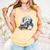 Old English Sheepdog Books Reading Dog Breed Graphic Comfort Colors Tank Top Grey