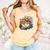 Open Book With Colorful Floral Reading Magic Comfort Colors Tank Top Grey