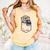 Otter Cute Read Reading Book Librarian Across America Kids Comfort Colors Tank Top Grey