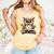 Owl Reading A Book Perched On A Branch Bookworm Comfort Colors Tank Top Grey