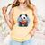 Panda With Book For Reading Enthusiasts Comfort Colors Tank Top Grey