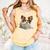 Papillon Books Reading Dog Breed Graphic For Men Women Kids Comfort Colors Tank Top Grey