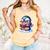 Penguin Reading a Book Animal Comfort Colors Tank Top Grey