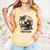 Raccoon Reading Books Summer Humor Trash Reader Comfort Colors Tank Top Grey