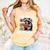 Well Read & Slightly Feral Raccoon Book Lover Graphic Comfort Colors Tank Top Grey