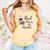 Read Between The Wines Im Just a Girl Who Loves Books & Wine Comfort Colors Tank Top Grey