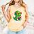 Readasaurus Reading Dinosaur Book Reader Bookworm Comfort Colors Tank Top Grey