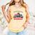 Reading With My Gnomies Reading Book Christmas Comfort Colors Tank Top Grey
