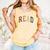 Reading Tee Read Books Teacher Librarian Book Lover Bookworm Comfort Colors Tank Top Grey