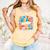 Reads Across Tee America Books Reader Reading Teacher Comfort Colors Tank Top Grey