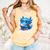 Readsolotl Blue Kawaii Axolotl Book Lover Reading Comfort Colors Tank Top Grey
