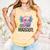 Readsolotl Cute Axolotl Reading Book Kawaii Pink Aesthetic Comfort Colors Tank Top Grey