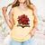 Red Roses Flowers Book Floral Comfort Colors Tank Top Grey Red Roses Flowers Book Floral Comfort Colors Tank Top Grey