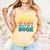 Retro Never Underestimate The Power Of a Boy With a Book Comfort Colors Tank Top Grey