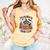 Salem WItch Book Club Halloween Raccoon Witch Reading Book Comfort Colors Tank Top Grey