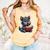 Scottish Terrier Reading a Book Dog Comfort Colors Tank Top Grey