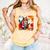 Squirrel Reading Comic Book On Autumn Branch Glasses Leaves Comfort Colors Tank Top Grey