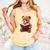 Teddy Bear Reading a Book Comfort Colors Tank Top Grey