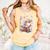 Watercolor Butterfly Fairy Read Book Library Fantasy Novel Comfort Colors Tank Top Grey
