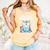 Wild About Reading Book Lover Hippo Comfort Colors Tank Top Grey