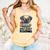 Wild About Reading Book Lover Pug Dog Comfort Colors Tank Top Grey
