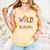 Wild About Reading Books Reader Teachers Kids Librarian Comfort Colors Tank Top Grey
