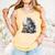 Wolf Reading Book Librarian Library Wolves Comfort Colors Tank Top Grey