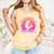 Women's With A Dreamy Far-Off Look And Her Nose Stuck In A Book Comfort Colors Tank Top Grey