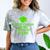 2018 Graduation Red Green High School Color Comfort Color Blast T-Shirt Smoke