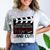 8th Grade Graduation 2026 Graduate Clapperboard Comfort Color Blast T-Shirt Smoke