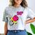 90’s Ring Retro Nostalgia Colorful Throwback Comfort Color Blast T-Shirt Smoke