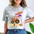 My Baby Just Crushed Preschool Graduation Comfort Color Blast T-Shirt Smoke