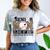 Baseball Senior Class Of 2027 Senior 2027 Graduation Women Comfort Color Blast T-Shirt Smoke