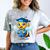 Bee Graduation Cute Kindergarten Elementary High School Comfort Color Blast T-Shirt Smoke